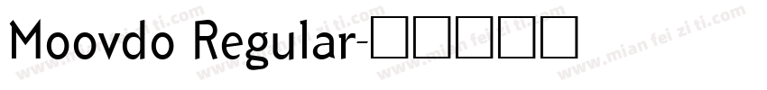 Moovdo Regular字体转换